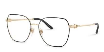 Ralph Lauren RL5138 Black, Gold glasses - Black / Gold - Angle View