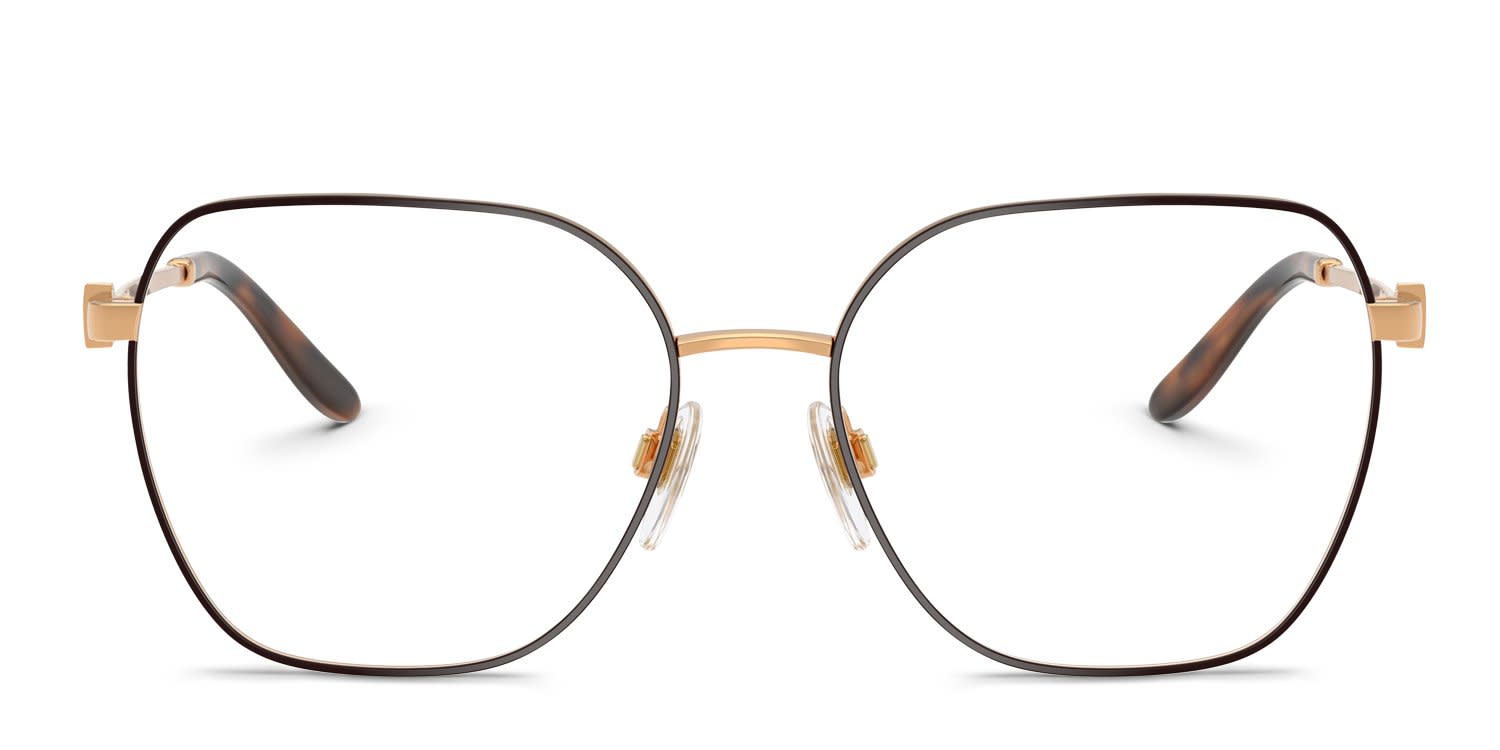 Ralph Lauren RL5138 Brown, Gold glasses - Brown / Gold - Frontal View