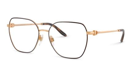 Ralph Lauren RL5138 Brown, Gold glasses - Brown / Gold - Angle View