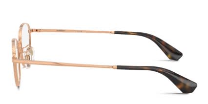 Burberry BE1403D Gold glasses - Gold - Side View
