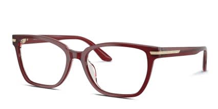 Emporio Armani EA3282BU Red glasses - Red - Angle View