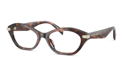 Michael Kors MK4186BU Saint Lucia Tortoise glasses - Tortoise - Angle View