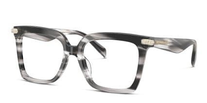 Michael Kors MK4191BU Exumas Black, Brown glasses - Black / Brown - Angle View
