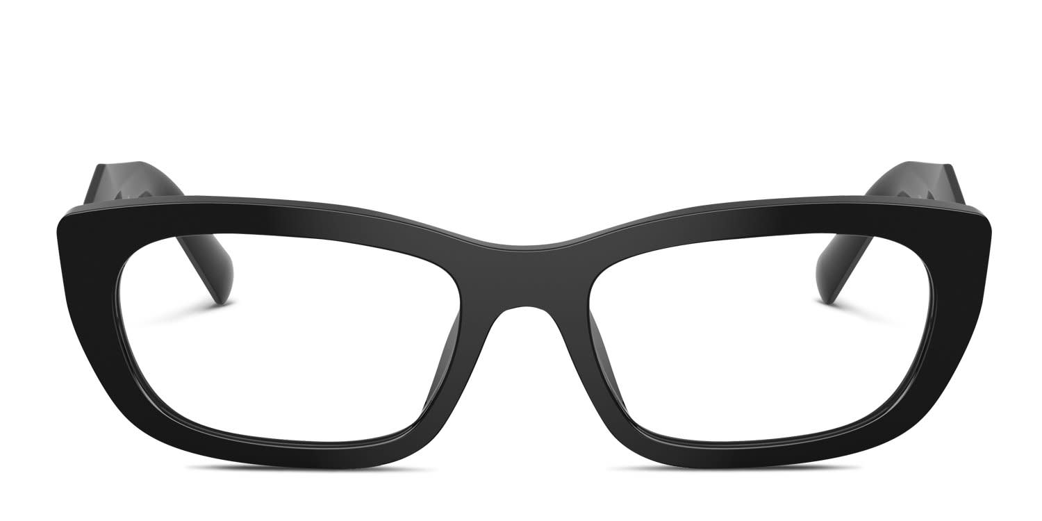 Prada PR D09V Black glasses - Black - Frontal View