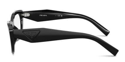 Prada PR D09V Black glasses - Black - Side View