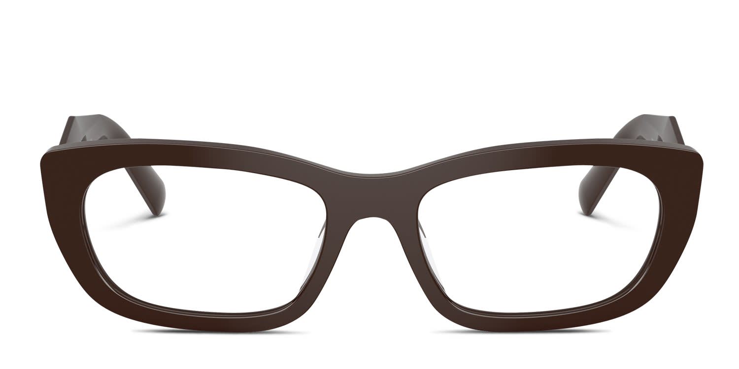 Prada PR D09V Brown glasses - Brown - Frontal View