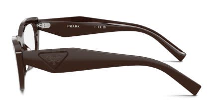 Prada PR D09V Brown glasses - Brown - Side View