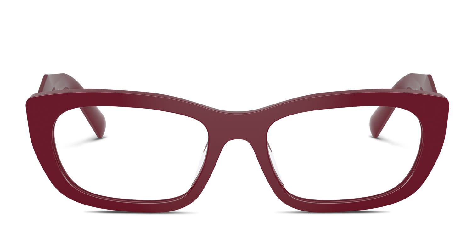 Prada PR D09V Brown, Red glasses - Brown / Red - Frontal View