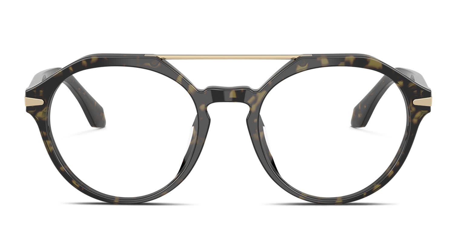 Giorgio Armani AR7278U Green, Tortoise glasses - Green / Tortoise - Frontal View