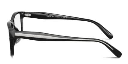 Coach HC6292U Black glasses - Black - Side View