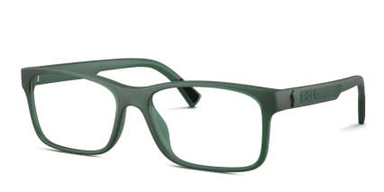 Polo Ralph Lauren PH2301U Clear, Green glasses - Clear / Green - Angle View