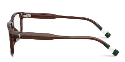 Polo Ralph Lauren PH2302U Clear, Brown glasses - Clear / Brown - Side View