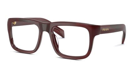 Prada PR D02V Red, Tortoise glasses - Red / Tortoise - Angle View