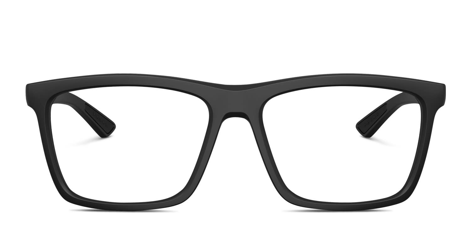 Prada Linea Rossa PS 01TV Black glasses - Black - Frontal View