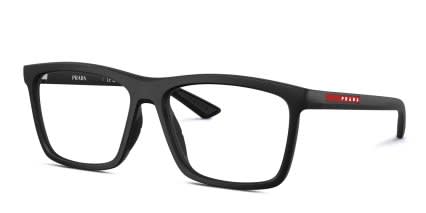 Prada Linea Rossa PS 01TV Black glasses - Black - Angle View