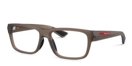 Prada Linea Rossa PS 02TV Brown glasses - Brown - Angle View