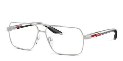 Prada Linea Rossa PS 51TV Silver glasses - Silver - Angle View