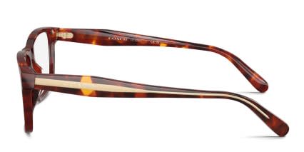 Coach HC6292U Tortoise glasses - Tortoise - Side View