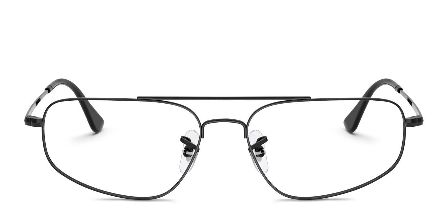Ray-Ban RX6550 Black glasses - Black - Frontal View