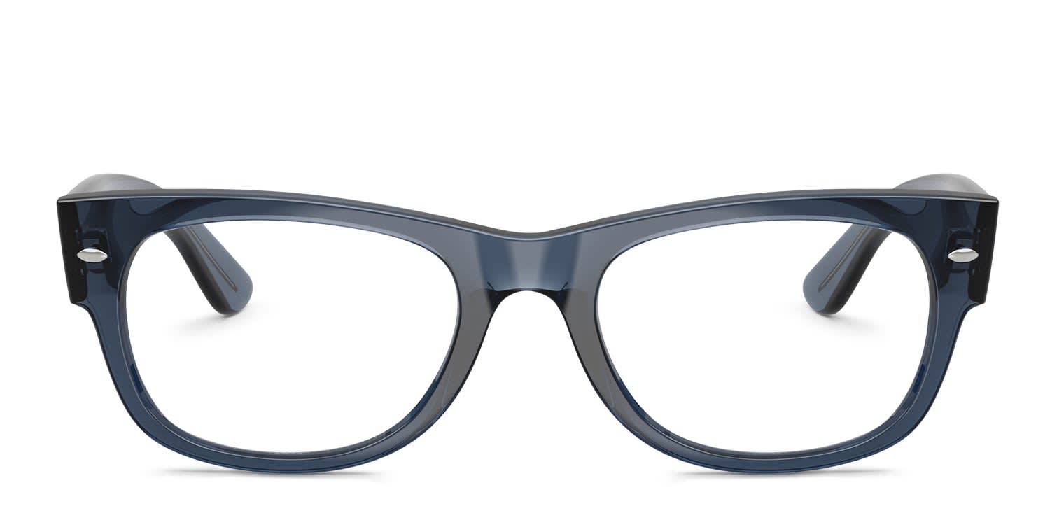 Ray-Ban RX0832V Mega Wayfarer II Blue glasses - Blue - Frontal View