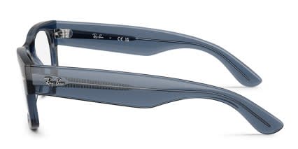 Ray-Ban RX0832V Mega Wayfarer II Blue glasses - Blue - Side View