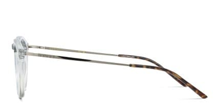 Gucci GG1710O Gray, Clear glasses - Gray / Clear - Side View