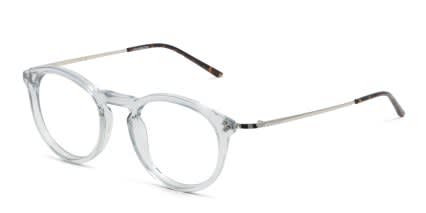 Gucci GG1710O Gray, Clear glasses - Gray / Clear - Angle View