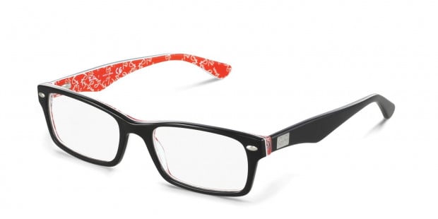 Ray ban eyeglasses red on sale