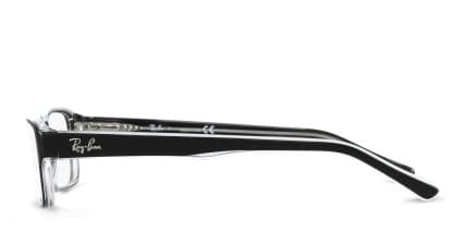 Ray-Ban 5169 Black glasses - Black - Side View