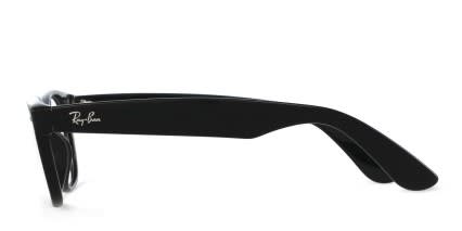 Ray-Ban RX5184 New Wayfarer Black glasses - Black - Side View