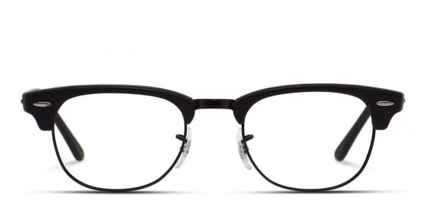 ontwerper Voorkomen Rimpelingen Ray-Ban RX5154 Clubmaster Black Prescription Eyeglasses