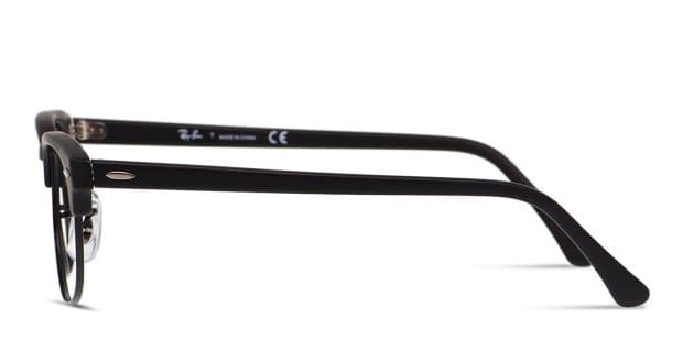 Ray-Ban RX5154 Clubmaster Black Eyeglasses | Includes FREE Rx Lenses