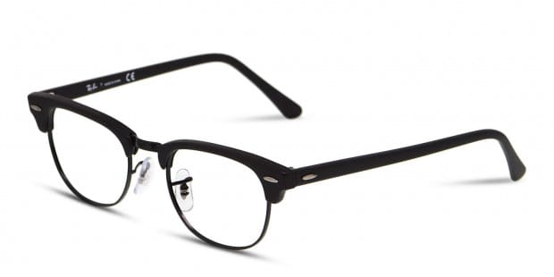 Ray Ban RX5154 Clubmaster Eyeglasses 2077 Matte Black