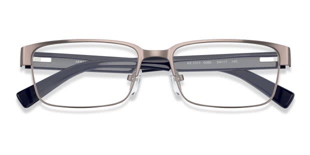 Armani Exchange AX1017 Gunmetal/Blue Eyeglasses | Includes FREE Rx