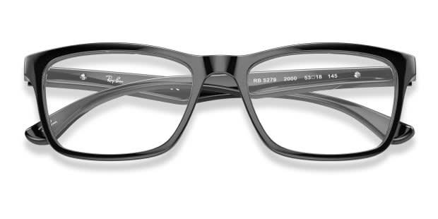 Ray-Ban RX5279 Black Eyeglasses | Includes FREE Rx Lenses