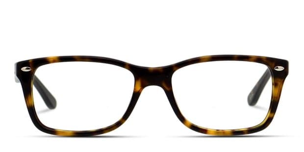 Women\'s Ray-Ban Tortoise Brown & Black Glasses One Size Ray-Ban RX7066 Tortoise/Brown Eyeglasses | Includes FREE Rx  main image 2
