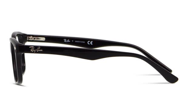Ray-Ban RX5228 Shiny Black Eyeglasses | Includes FREE Rx Lenses