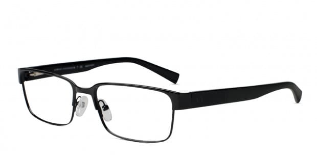 Armani Exchange AX1017 Shiny Black Eyeglasses Includes FREE Rx