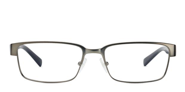 Armani Exchange AX1017 Gunmetal/Blue Eyeglasses | Includes FREE Rx