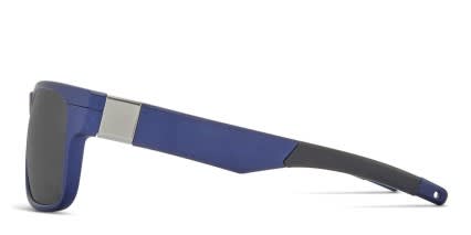 Norwalk Blue glasses - Blue - Side View