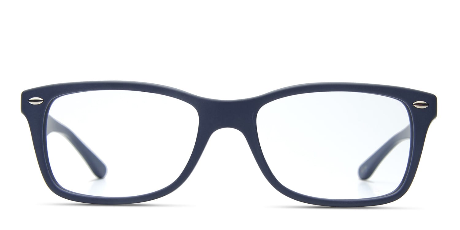 Ray-Ban RX5228 Blue glasses - Blue - Frontal View