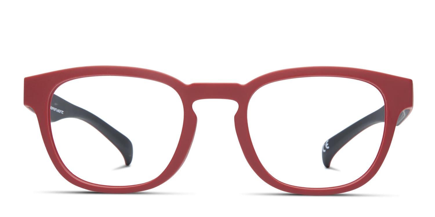 Adidas A001 Red glasses - Red - Frontal View