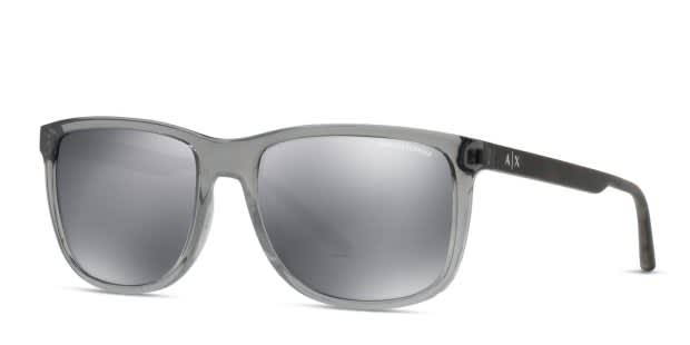 Armani Exchange 4070S Clear Gray/Tortoise Prescription Sunglasses