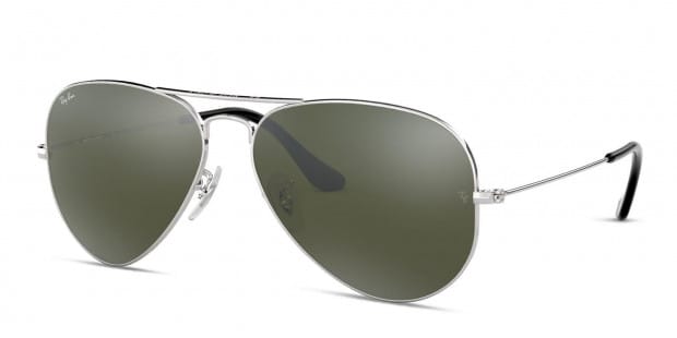 Ray-Ban Black On Silver Eyeglasses, ®