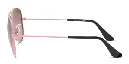 Ray-Ban RJ9506S Kids Pink glasses - Pink - Side View