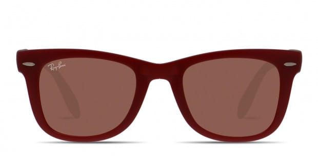 Red wayfarer sunglasses clearance