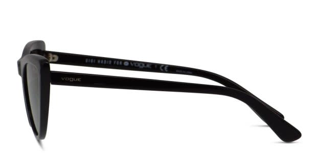 Gigi Hadid x Vogue Cat Eye Sunglasses Black VO5211-S W44/87 Vogue GIGI HADID VO5211S W44/87 54M Black/Grey Cat Eye  main image 3