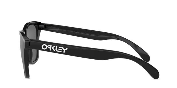 Oakley OO9013 Frogskins Shiny Black, White Prescription Sunglasses 