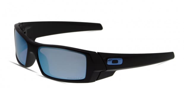 Oakley Gascan Shiny Black/Teal Prescription Sunglasses