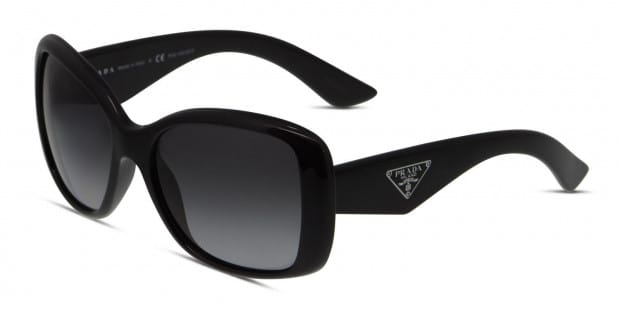 Prada PR 32PS Shiny Black Prescription Sunglasses